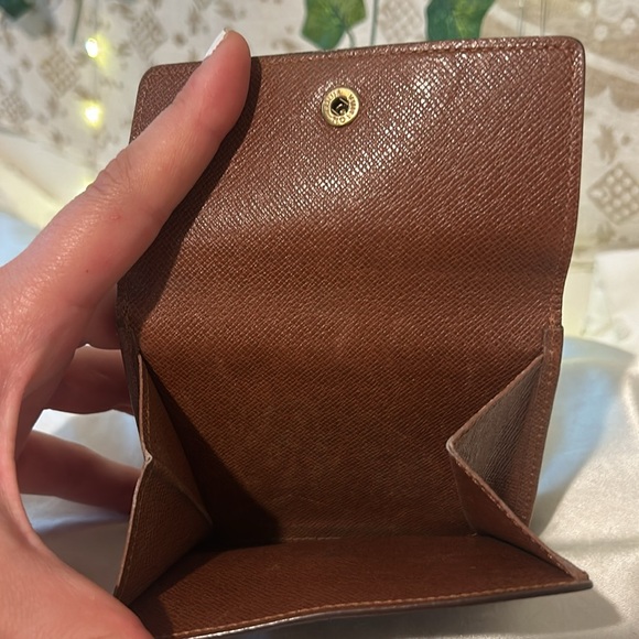 Authentic Vintage Louis Vuitton Monogram Leather Double Snap Wallet - Picture 7 of 12